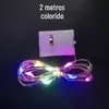 Luzes de Fio LED, Luzes de Atmosfera, Luzes de Fio de Flores, Luzes para Barracas de Feira Noturna, Pequenas Luzes Coloridas, Decorações de Bolo para Caixa de Presente, Mini Fitas de Luz