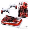 Pegatina protectora para consola de juegos Sony PS5, pegatina de dibujos animados para PS5, versión para unidad óptica, pegatina para PS5