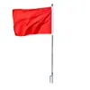 Mástil de Bandera Montado en el Suelo, Acero Inoxidable Engrosado, Telescópico, 2.3m Banderas para Actividades al Aire Libre Camping, Bandera Exterior para el Mundial