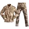 Traje de exterior de 728 piezas para hombre, de manga larga, uniforme de instructor de entrenamiento al aire libre, traje de camisa táctica de camuflaje, fabricante, venta al por mayor