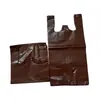 Bolsa chaleco marrón Bolsa de basura marrón Bolsa de compras marrón Bolsa desechable para frutas y verduras Exportar a África