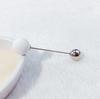 Broche Hebilla Antiexposición Cintura Ceñida Coreana Pin para Mujer Corsage Recto Hebilla para Cárdigan Hebilla de Pin Doble Cabeza Perla Múltiples Estilos