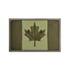 Canadian Flag Embroidered Cloth Sticker Maple Leaf Patch Outdoor Clothing Accessories Personalized Velcro Armband in stock