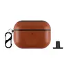 Funda para Auriculares Dividida Estilo Comercio Exterior Adecuada para AirPods Pro3, Funda Protectora de Cuero Sintético para AirPods 4 de 1ª/2ª Generación