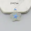 Accesorios DIY serie estilo océano resina cangrejo pantuflas delfín hueso de pez ancla botella a la deriva colgante