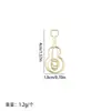 Clips de papel de notas musicales de dibujos animados, clips de papel con forma de elemento musical, clips de papel electrochapados en oro rosa, suministros de papelería para oficina