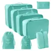 2025 Novas Sacolas Organizadoras Populares para Cosméticos, Mudança, Viagem, Conjunto de Sete Peças para Roupas, Colchas, Roupa Íntima, Desktop Atacado