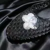 Acessórios de Flor de Sapato de Cristal Resistentes Estilo Coreano com Lantejoulas Bordadas, Franjas de Cristal Exquisite de Estilo Leve de Luxo