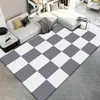 Alfombra para Sala de Estar 2025 Nuevo Modelo Mesita de Noche Dormitorio Otoño e Invierno Estilo Simple de Lujo Ligero Alfombra de Habitación Lujo Ligero Gama Alta Fácil Cuidado