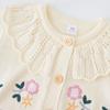 Cárdigan de Punto con Solapa para Niños, Versión Coreana Primavera y Otoño 2026, con Bordado, Chaqueta Suéter al por Mayor Transfronteriza en Stock
