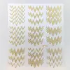 Pegatinas de Uñas Retro Corazón de Cuervo Transfronterizas Calcomanías 3D en Relieve Bronceadas Pegatinas para Uñas Pegatinas Decorativas de Mariposas para Uñas