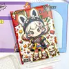 Nuevo Estilo Cuaderno A5 Primo Grande Cuaderno de Páginas de Colores Cuero PU Bloc de Notas para Estudiante Cuaderno Rayado de Dibujos Animados de Moda