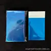 Material de embalaje tarjeta exterior en color plateado bolsa ciega yum sellada bolsa autoadhesiva caja ciega doble cara papel de aluminio bolsa autosellante