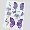 Adesivos de rosto de asas de borboleta Adesivos de tatuagem glitter Adesivos de sardas no canto do olho Maquiagem facial de máscara Adesivos de tatuagem à prova d'água