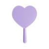 Nuevo espejo de mano estilo Ins, tamaño pequeño y práctico con forma de corazón para chica, espejo de maquillaje para exteriores, espejo de maquillaje de moda, producto único