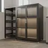 Estante de Cocina de Pie Gabinete de Almacenamiento Multicapa Hogareño Gabinete de Pared para Horno de Microondas Gabinete de Almacenamiento Venta al por Mayor
