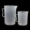 Copo Medidor de Plástico Espesso Personalizado com Escala e Bico, Grande Capacidade 1000/2000ml, Ferramenta de Cozinha para Assar para Uso Comercial
