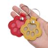 Bolsa de Gato com Garra em Couro PU Japonês Enfeites Pendentes Comemorativo de Morte de Pet Bolsa de Armazenamento de Cabelo Personalidade Anti-perda Placa de Nome Pendurada