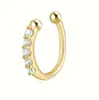 Argolas de Nariz Ecológicas, Presilhas de Orelha, Brincos sem Furo, Ear Cuffs Únicos, Piercings de Orelha, Brincos Coreanos da Moda Street Style Cool, Simples