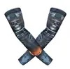 Mangas de braço de proteção solar de verão para motocicleta Harley para ciclismo, caminhada ao ar livre, proteção de tatuagem, mangas de braço de seda gelada esportivas de pesca unissex