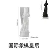 Zongbo Molde de Silicona Estilo Europeo 3D Ajedrez Molde de Silicona Adorno de Resina Epoxi Cristalino DIY
