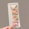 Nueva Diadema de Terciopelo con Perlas Estilo Coreano para Niños, Pinza para el Cabello Linda de Bebé que No Daña el Cabello, Accesorio para el Cabello con Lazo de Corazón de Felpa