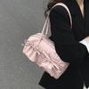 Bolso de viaje de gran capacidad para mujer, bolso de hombro informal y portátil, para estudiantes universitarios, 2025