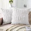 Funda de Almohada de Lazo de Peluche Tridimensional Nueva del Fabricante para Sofá, Decoración de Ambiente de Sala de Estar, Cojín Grande para Respaldo al por Mayor