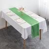 Estilo Nórdico Senso Avançado Vermelho Hotel Casamento Toalha de Mesa Decorativa Poliéster Cetim Mesa de Café Mesa Mat Caminho de Mesa Cetim
