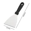 Espátula de Cocina de Acero Inoxidable, Espátula para Barbacoa, Herramienta para Teppanyaki Barbacoa, Espátula para Bistec Estilo Occidental