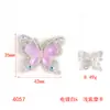 Nuevos Accesorios de Aleación Transfronterizos Vidrio de Colores Moda Mariposa Simple Placa de Diamante Mocha Accesorios de Joyería de Mariposa Accesorios para el Cabello