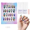 24 Peças de Unhas Postiças Usáveis para Adultos Produtos Acabados Transfronteiriços Patches de Manicure de Alta Qualidade Manicure Amêndoa Removível Atacado
