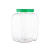 Botella de Almacenamiento de Granos de Plástico de Grado Alimenticio para Cocina con Tapa Tarro Sellado Transparente Grueso para Miel Pepinillos