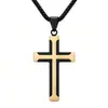 Collar de Acero Inoxidable con Colgante de Patchwork y Bloques de Color de Estilo Nuevo Transfronterizo Europeo y Americano para Hombres y Mujeres, Joyería de Collar de Moda Personalizada