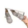 Botas de Cristal para Niñas 2026 Nuevas Botas de Cuero Otoño e Invierno Zapatos para Niños Botines de Princesa con Forro de Felpa Botas Martin
