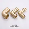 Tubo Curvo Novo Estilo Chinês Madeira Maciça Conector de Cabeceira Braço de Sofá Cotovelo de Latão Acessórios de Ferragens para Móveis