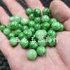 Cuentas Redondas Verdes Esmeralda de 10 mm Cuentas Sueltas de Jade Fondo Blanco Pulsera Verde Collar Accesorios de Joyería Cuentas Hechas a Mano Venta al por Mayor