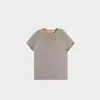 Verão Novo Estilo Feminino Cânhamo e Fio de Papel Borda Enrolada Design Old Money Original Tricô de Cânhamo Manga Curta Top Wfsy60298