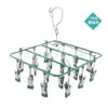 Rack de Meias com Imersão em Aço Inoxidável para Lote Rack Secador de Meias Multifuncional Prendedor de Meias Cabide Multi-clip Cabide Prendedor de Meias Rack de Secagem