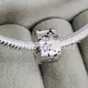 Pulseira Pandora s925 Cobre Branco Banhado a Prata Contas Acessórios DIY Planeta Saturno Sol Contas Estrela Lua Cordão
