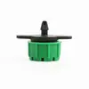 Nuevo gotero verde de ocho agujeros, gotero de flujo ajustable, equipo de riego