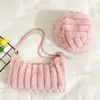Cross2026 Otoño Invierno Nuevo Bolso de Mano de Felpa Moda Temperamento Bolso Cruzado de Piel Estilo Coreano Simple Bolso de Mujer bolsos