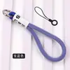 Cordão para Celular Cor Dopamina Chaveiro de Câmera Pulseira Anti-Perda Corda para Bolsa de Copo d'Água Pingente Curto Trançado