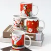 7102 caneca de cerâmica presente de Natal caneca de café 11oz criativa publicidade fábrica direta caneca com logotipo personalizado