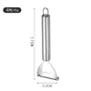 Cuchillo Pelador de Acero Inoxidable 304 Pelador Multifuncional de Frutas Pelador de Verduras Raspador Cuchillo Pelador Rallador de Frutas