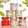 Frasco de Vidro Transparente 25ml 35ml 50ml para Geleia, Sub-frasco para Ninho de Pássaro, Frasco Pequeno de Vidro para Mel, Frasco de Mel com Tampa