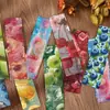 24 Marcadores de Página Dopamina Frutas de Verão Manual Criativo Material de Decoração Marcador de Página de Papel DIY Literário Cartão Pequeno de Papelão