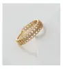 Venta Caliente Transfronteriza Retro Francés Palacio Elegante Chica Encaje Diamante Hueco Lujo Ligero Todo-partido Anillo Diseño de Nicho