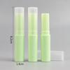 Tubo de Batom Bege Coreano 4g DIY Caseiro Tubo de Bálsamo Labial Material Fio Moído Tubo Vazio Feito à Mão