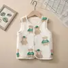 Novo colete de flanela outono e inverno para crianças, meninos e meninas, espessado, camada dupla, quente, para bebês, versátil, outono e inverno